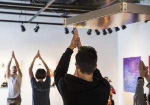 Yoga in the Art 2017. Photo by Keanna Hiebert.