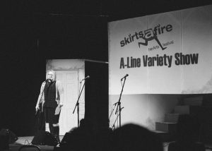 Jana O'Connor, A-Line Variety Show 2017. Photo by Girl Named Shirl.
