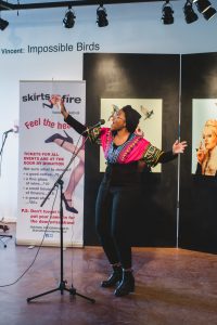 Karimah, SkirtsAfire Media Launch 2017. Photo by Brittany Paige Balser.