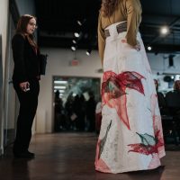 “Sustenance” by Amanda Brown, Skirt Design Competition 2018 Winner. Photo by April MacDonald Killins.