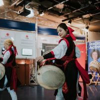 KoRock, Kyungah Song and Emily Pak, CBC Centre Stage 2018. Photo by April MacDonald Killins.