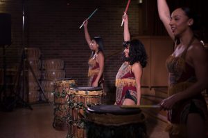 Sangea Academy perform in The Beat of Her Drum 2020. Photo by April MacDonald Killins.