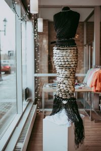 Merrow Dress by Deirdre McCleneghan, Skirt Design Competition 2021. Photo by April MacDonald Killins.